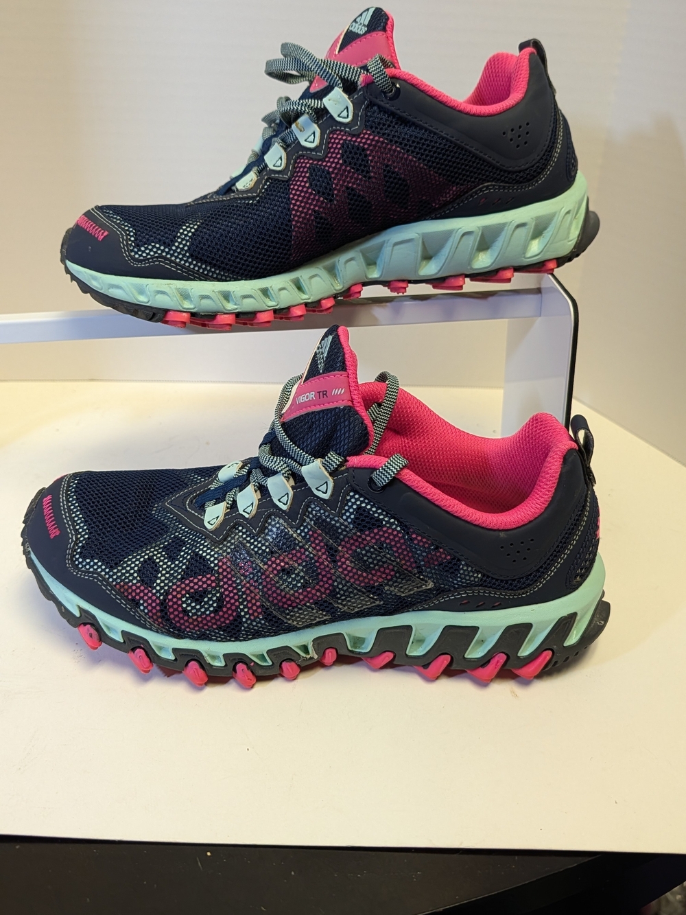 adidas Vigor 4 TR Women's Trail Running Shoes C75599 Navy Pink Size